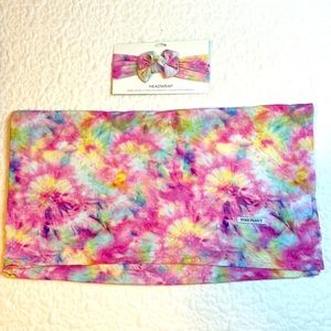 Posh Peanut Joplin Swaddle and Headband